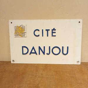 Französisches Straßenschild+