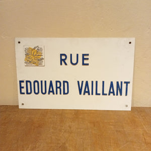 Französisches Straßenschild