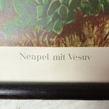 (0022) Schulrollkarte Neapel mit Vesuv  /x
