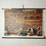 (0019) Schulrollkarte, Eine Reichstagssitzung Original 30er Jahre  /x
