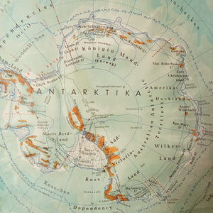 (010) Nordpolargebiet/ Südpolargebiet Schulrollkarte