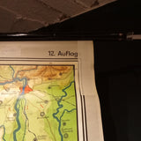 (0101) Schulrollkarte, Italien Apenninen Halbinsel  /x