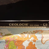 (131) Geologie der Erde - Weltkarte - 80er Jahre