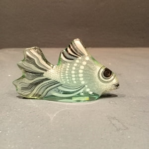Kleiner grüner Fisch Op-Art Abraham Palatnik+